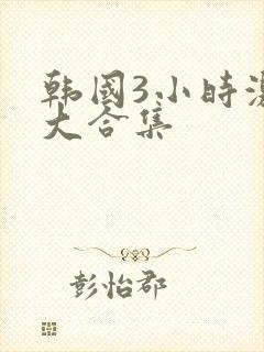 韩国3小时激情大合集