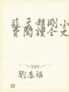 苏柔赵刚小说免费阅读全文