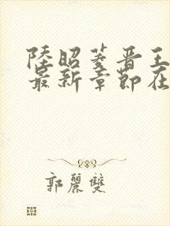 陆昭菱晋王小说最新章节在线阅读