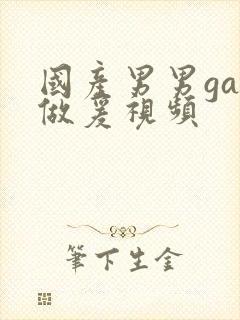 国产男男gay做爰视频