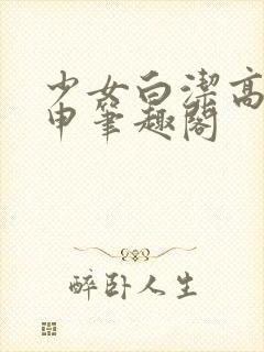 少女白洁高义王申笔趣阁