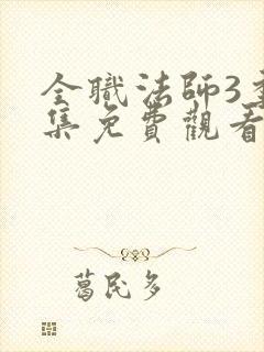 全职法师3季全集免费观看完整版