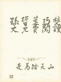 孙哲叶巧双修全文免费阅读笔趣阁