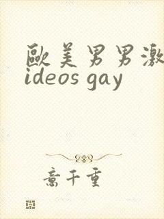 欧美男男激情videos gay