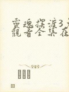 灵魂摆渡3免费观看全集在线观看封面