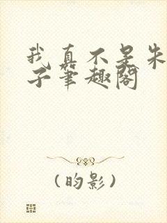 我真不是朱三太子笔趣阁封面