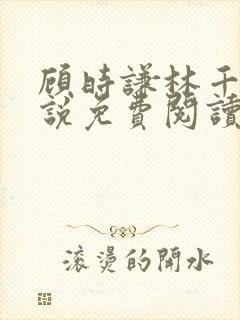 顾时谦林千月小说免费阅读最新章节