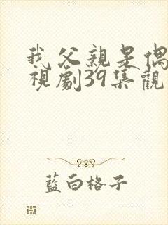 我父亲是偶像电视剧39集观看