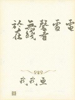 于无声处电视剧在线看封面