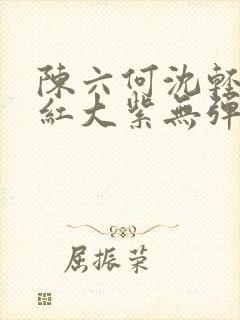 陈六何沈轻舞大红大紫无弹窗