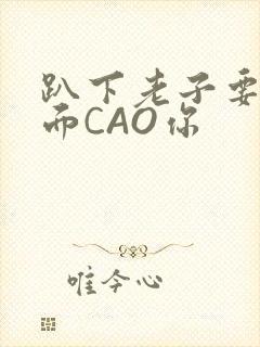 趴下老子要从后面CAO你