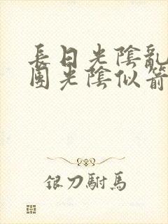 长日光阴乱作一团光阴似箭必读