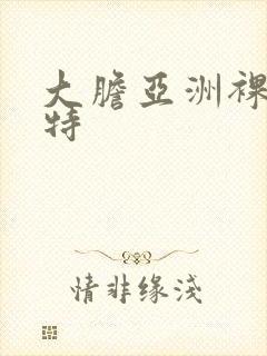 大胆亚洲裸体模特