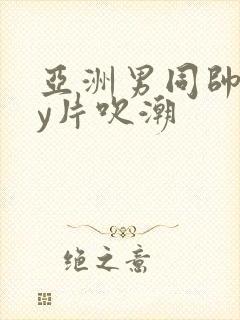 亚洲男同帅gay片吹潮