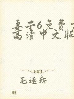 妻子6免费完整高清中文版,电视剧