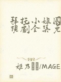 拜托小姐国语电视剧全集免费看