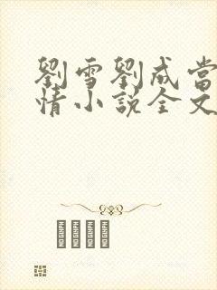 刘雪刘成当代爱情小说全文免费无弹窗阅读