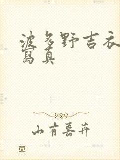 波多野吉衣裸体写真