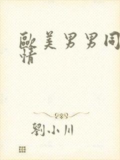 欧美男男同性激情