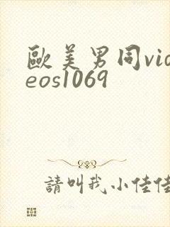 欧美男同videos1069