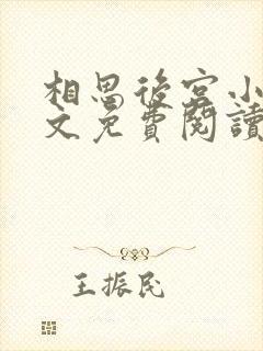 相思后宫小说全文免费阅读