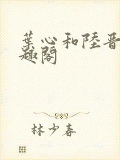 叶心和陆晋元笔趣阁