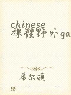 chinese裸体野外gay封面