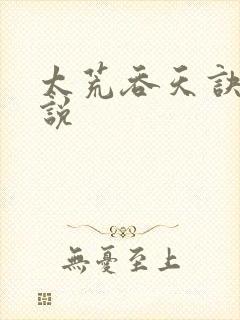 太荒吞天诀 小说