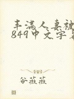 丰满人妻被黑人849中文字幕