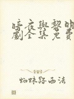 暗夜与黎明电视剧全集免费观看高清在线播放