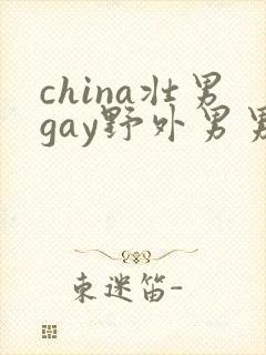 china壮男gay野外男男封面