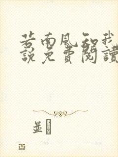 若南风知我意小说免费阅读无弹窗