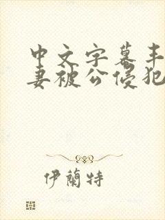 中文字幕丰满人妻被公侵犯