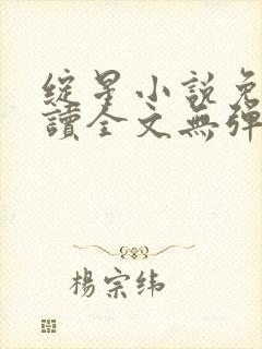 绽星小说免费阅读全文无弹窗