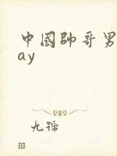 中国帅哥男同gay