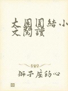 大团圆结小茹全文阅读