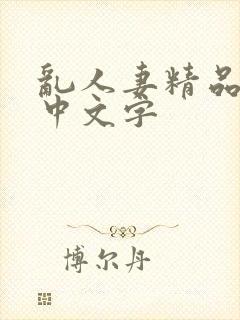 乱人妻精品久久中文字封面