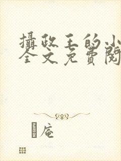 摄政王的小王妃全文免费阅读封面