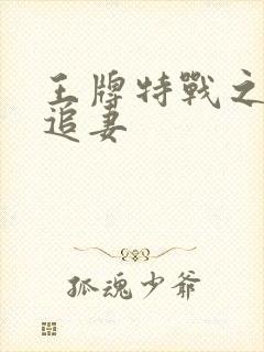 王牌特战之军少追妻封面