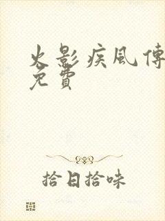 火影疾风传全集免费