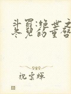 斗罗:绝世之王冬儿的重启人生