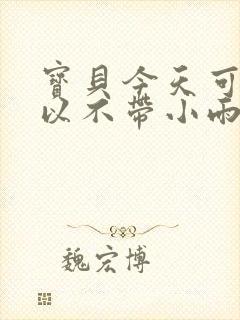 宝贝今天可不可以不带小雨伞