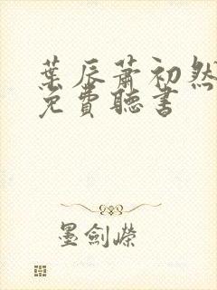 叶辰萧初然小说免费听书封面