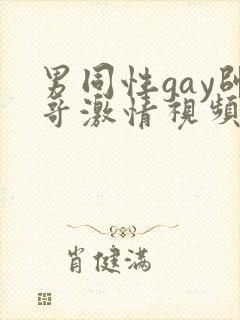 男同性gay帅哥激情视频