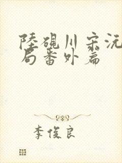 陆砚川宋沅大结局番外篇