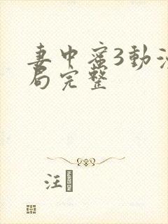 妻中蜜3动漫结局完整