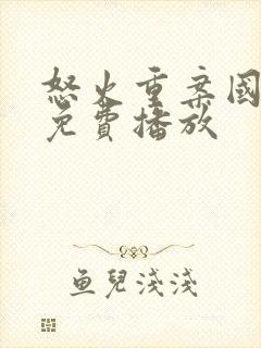 怒火重案国语版免费播放