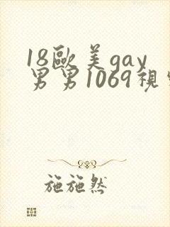 18欧美gay男男1069视频