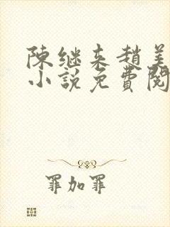 陈继来赵美媛的小说免费阅读封面