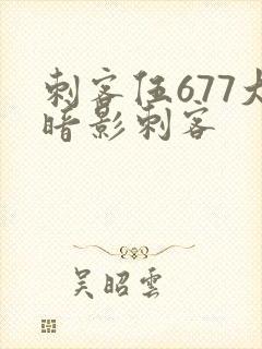 刺客伍677大暗影刺客封面